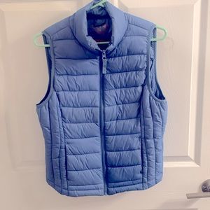 Light blue puffer vest